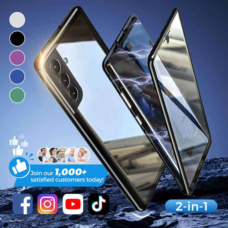 New Magnetic Full Coverage Phone Case for Galaxy Series