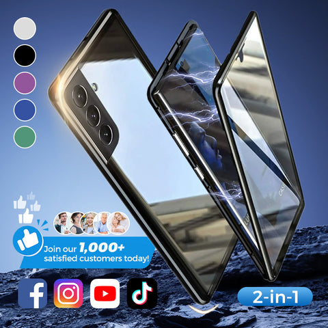 New Magnetic Full Coverage Phone Case for Galaxy Series