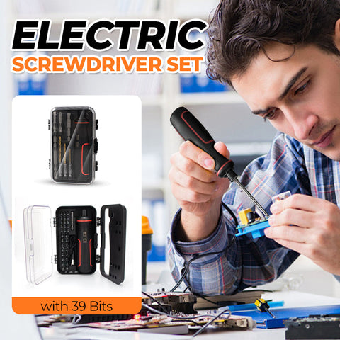 Flash Sale! Cordless Electric Screwdriver Set – Limited Stock