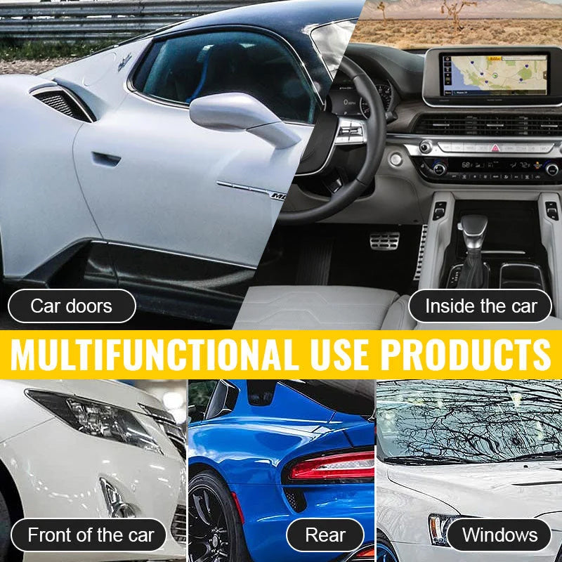 [Gift Free Sponge] Car Plastic Renovation Coating