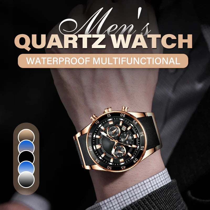 OFFER ! Men's High-End Business Multifunction Quartz Watch