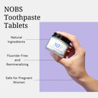 2-in-1 Toothpaste Tablets – Fresh Mint, Travel Jar