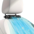Summer Dual Turbo USB Car Seat Fan - High Wind Power Rear Pillow Fan