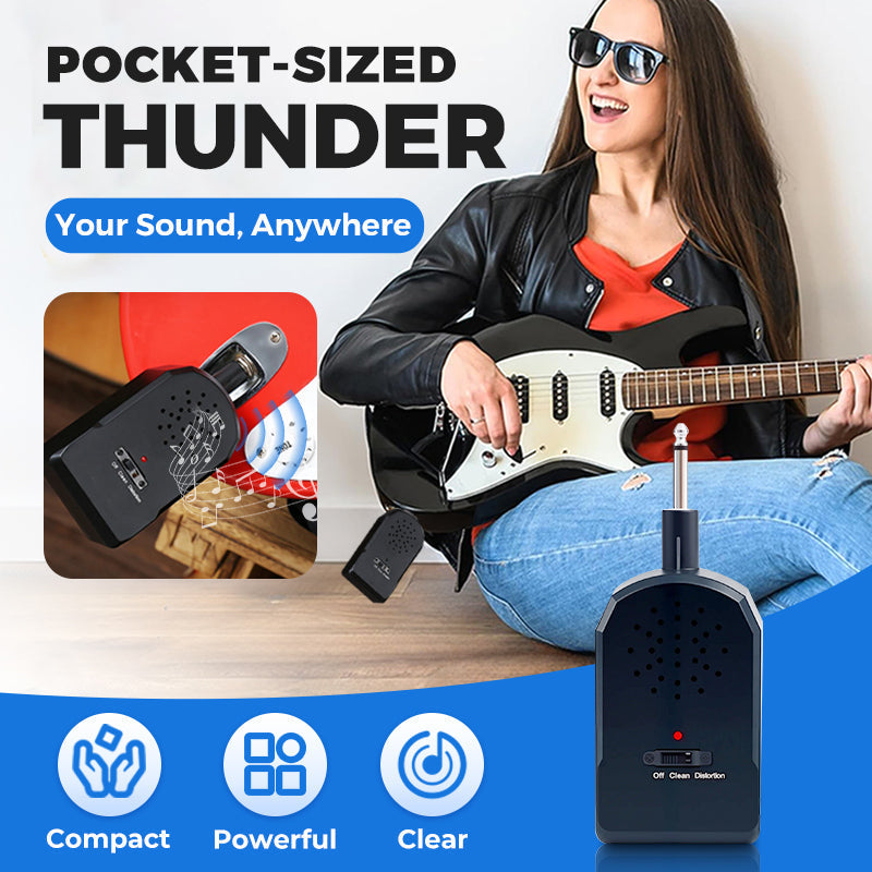 Mini Portable Guitar Amplifier Set 30W HD Sound