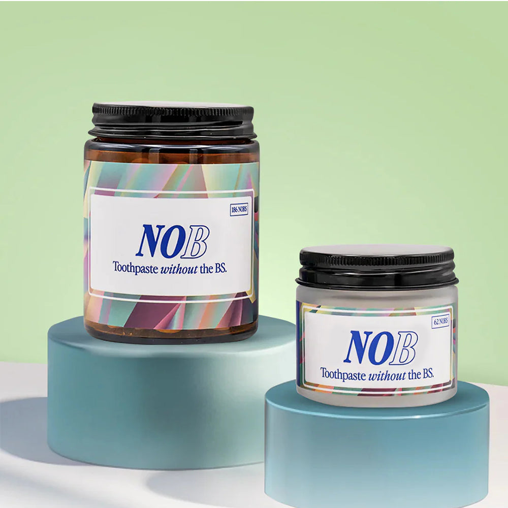 2-in-1 Toothpaste Tablets – Fresh Mint, Travel Jar