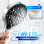NOW! High-Pressure Rainfall Shower Head - 360° Adjustable Angle, Easy-Clean Nozzles & Universal Fit for Refreshing Showers