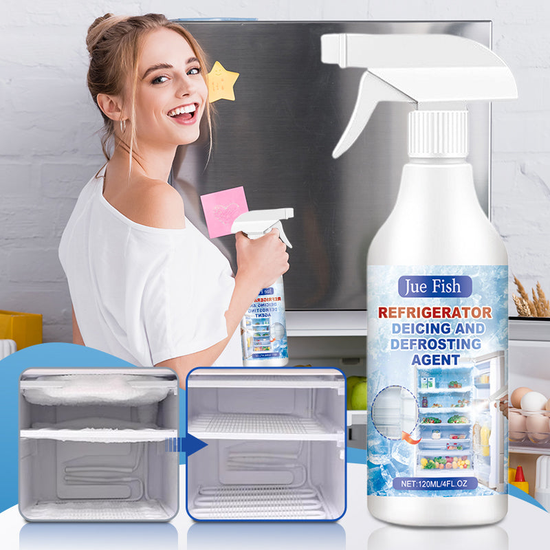 Defrosting Spray for Fridge & Freezer - Rapid Ice Removal with Eco-Friendly Formula for Effortless Cleaning