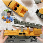 New Year's Special Offer: Magnetic Transform Engineering Car Assembled Toys