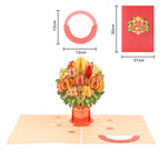 FOREVER-BLOOMING 3D VALENTINE'S POP-UP CARD