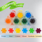 72 Flowers Toilet Cleaner Gel Stamp