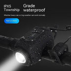 Bike Electronic Horn with Large Range Floodlight