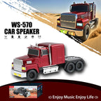 ONLY WSTER WS-570 Big Truck Model Bluetooth Speaker with USB TF Card AUX FM Radio TWS Pairing