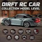 Gifts For Children RC Drift Racing Car 1:20 Scale Model with 2.4GHz Remote 360° Spins & LED Lights