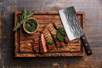 JUWIL Premium Carbon Steel Cutlery – Handmade Serbian Hacka for Kitchen, Grill & Outdoor