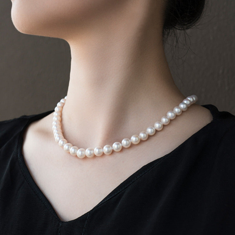 The Best Christmas Gifts +Gift Box AAAA Pearl Necklace