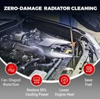 Water and Air Dual-Purpose Radiator Cleaning Tool for Cars