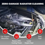 Water and Air Dual-Purpose Radiator Cleaning Tool for Cars