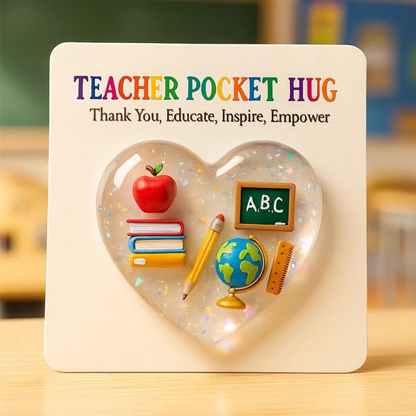 Teacher Pocket Hug Keepsake: A Tiny, Heartfelt Thank You for Your Favorite Educator