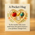 Teacher Pocket Hug Keepsake: A Tiny, Heartfelt Thank You for Your Favorite Educator