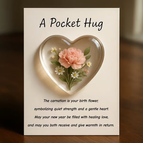 Birth Flower Pocket Hug