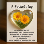 Birth Flower Pocket Hug