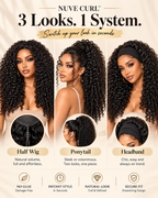 Maison Lamisse Nuvé™  —  100% Human Hairs Half Wig