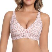 Stylish Leopard Pattern Breathable Everyday Bra