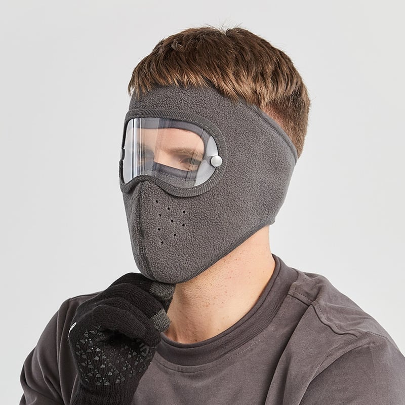 Winter warm fleece windproof high-definition goggles