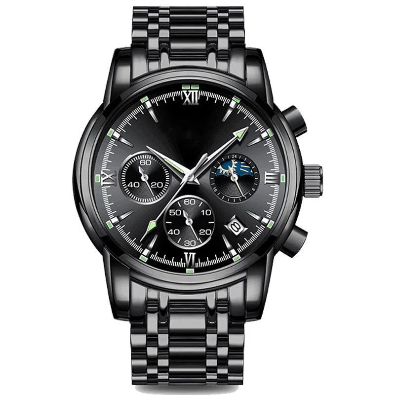 Swiss Mechanical Watch Multifunction Luminous Waterproof