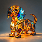 3D Table Lamp Cute Dog Home Room Decor