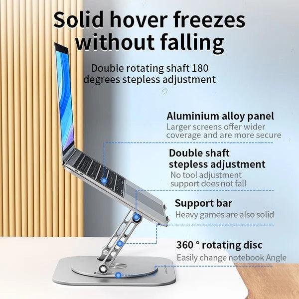 Spring - Laptop Stand Aluminum Alloy Rotating Bracket