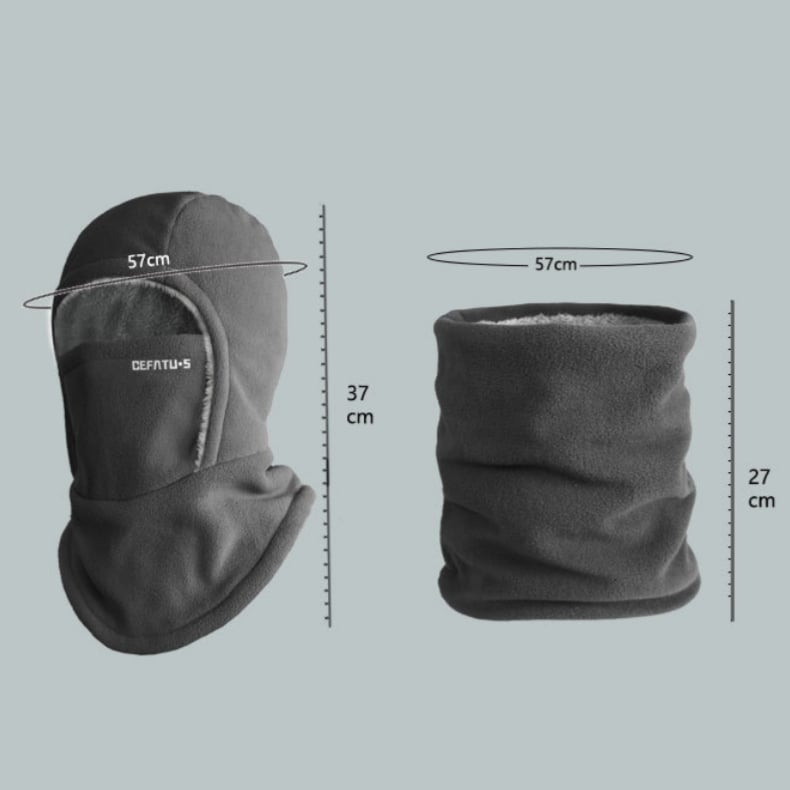 Unisex Winter Warm Neck Mask Ear Protection One Piece Hat