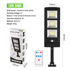 SOLAR STREET HIGH BRIGHTNESS LIGHT 6000 LUMENS
