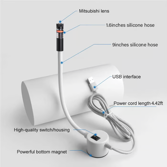 NOW! Magnetic Quilting Light for Sewing – Flexible Gooseneck, Bright LED & Easy Positioning
