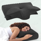 Butterfly Comfort Neck Pillow – Ergonomic Travel & Sleeping Support Pillow for Neck Pain Relief