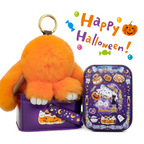 Handcrafted Soft Bunny Charm: Adorable Plush Rabbit Toy Keychain