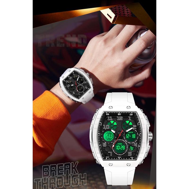 Meet Christmas Men's Sporty Luminous Digital Automatic Watch