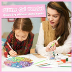 NOW! Glitter Gel Pen Set – Smooth Writing, 10 Colors & Quick-Dry Ink