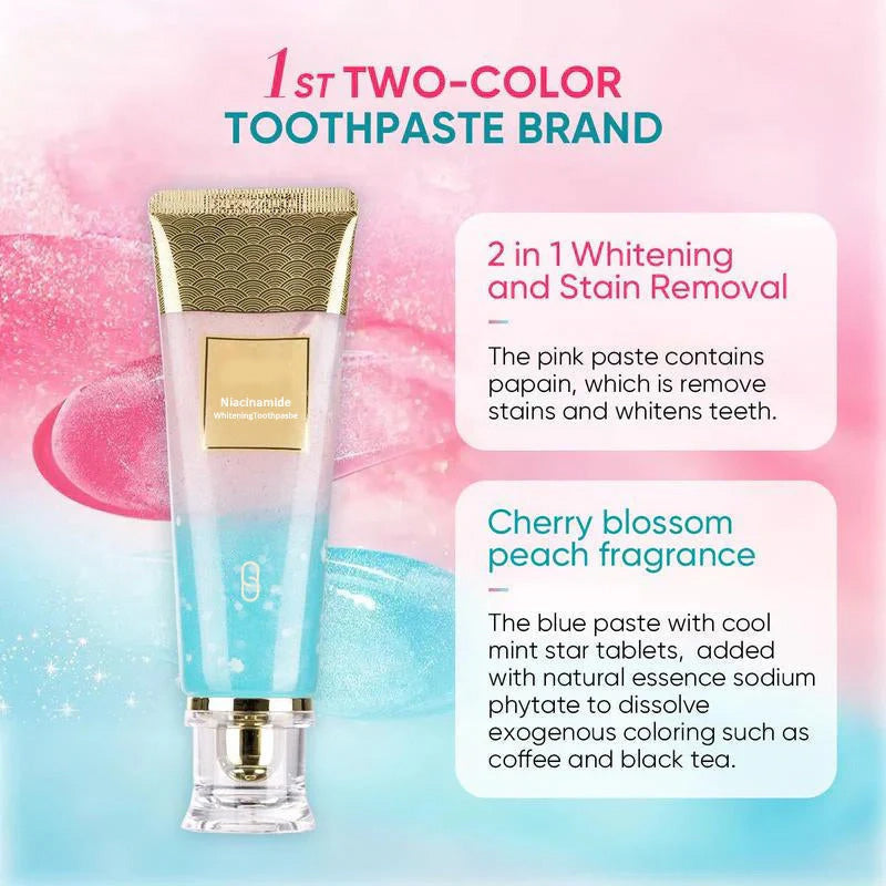 Niacinamide toothpaste for dazzling white teeth Pearly white teeth The new secret weapon for your smile