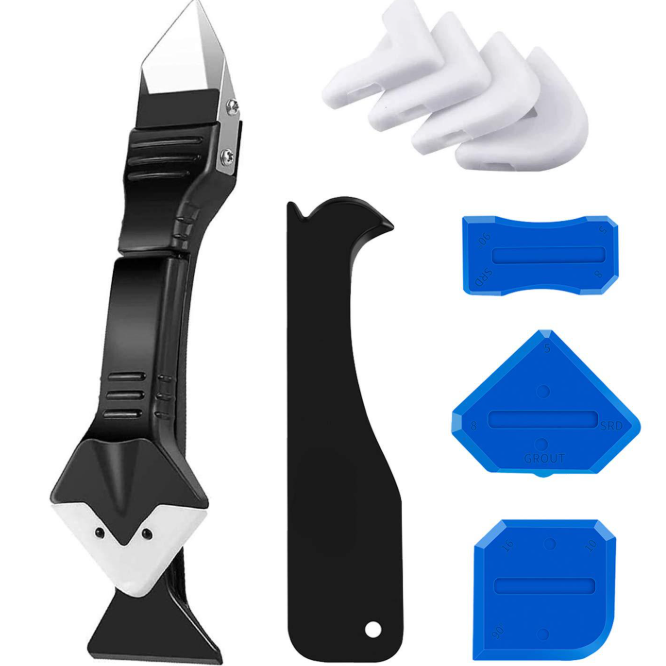 Silicone Caulking Finishing & Removal Tool Set