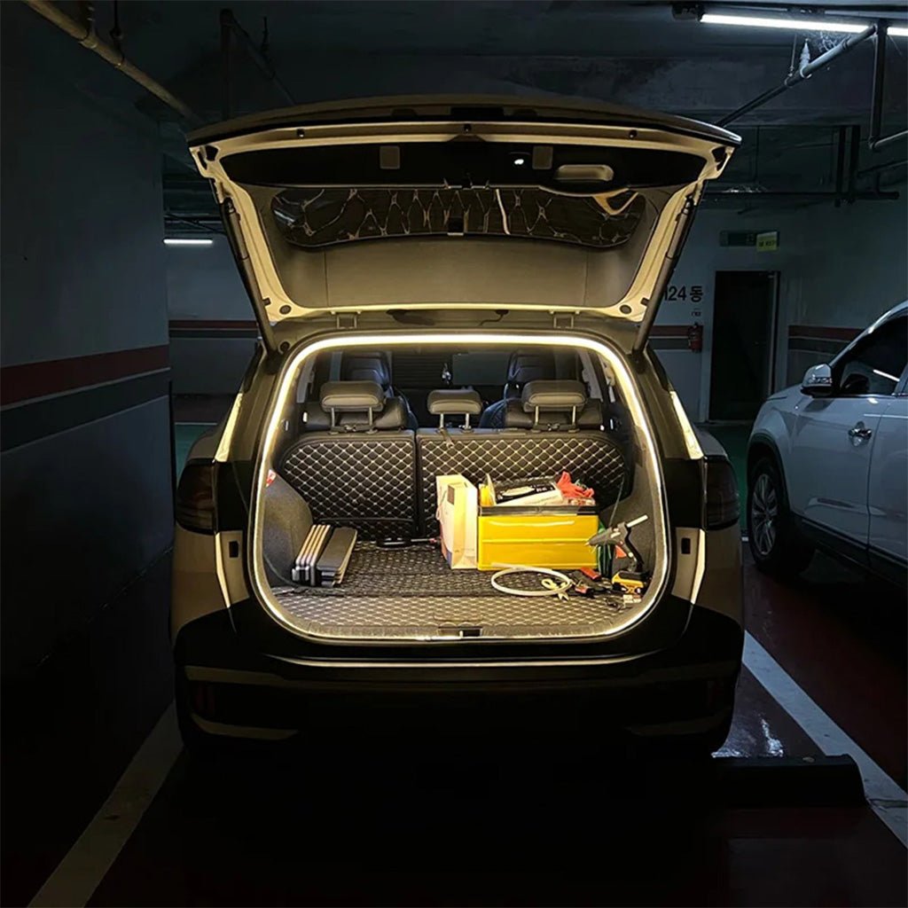 PROMOTION - Dynamically flowing trunk light stripes