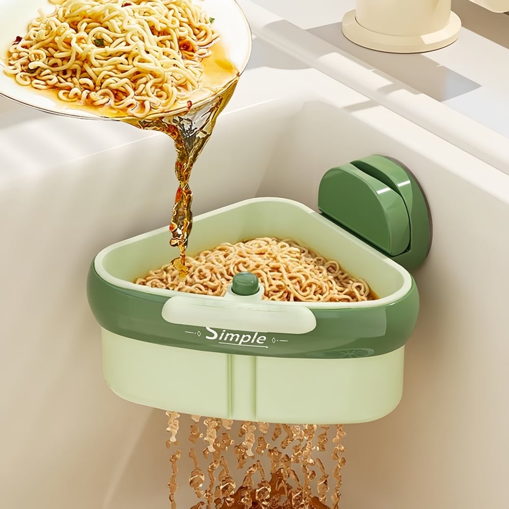 Limited Days-Up to Suction Cup Sink Corner Rack
