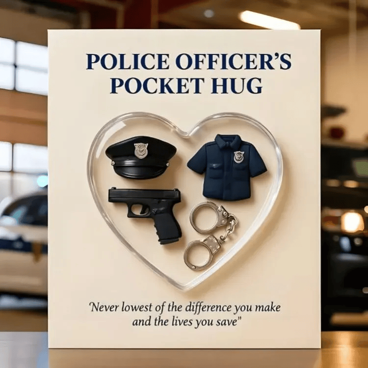 POLICE OFFICER'S POCKET HUG