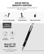 Promotion Funny Stress-Relief Daily Quotes Metal Ballpoint Pen Set | Office Christmas Gift Exchange