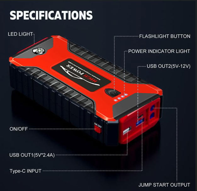 Promotion Jump Starter Battery Pack