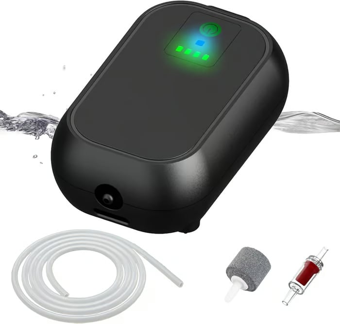 Promotion Aquarium Air Pump Rechargeable Aerator for Bait Bucket