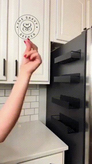 Punch-free Magnetic Storage Rack Organize — Space-saving Kitchen Organizer