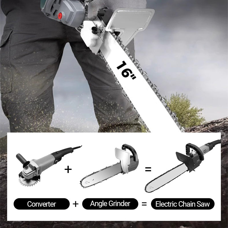 Electric Chain Saw Converter for Angle Grinder