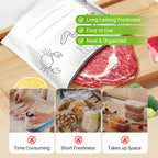 Reusable Aluminum Foil Sealable Storage Bags