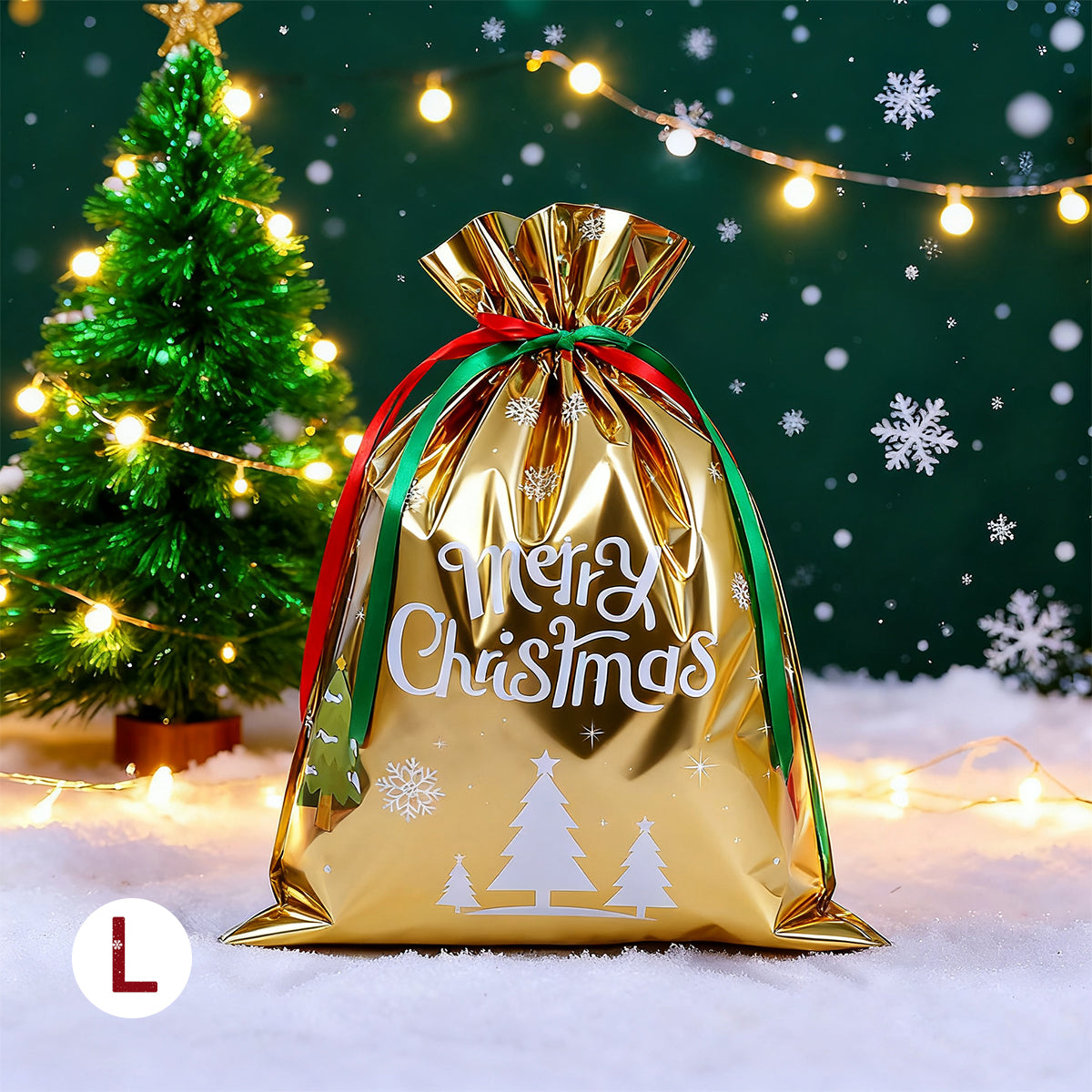 50PCS Christmas Gift Wrapping Set